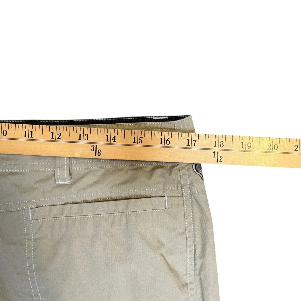 KUHL Kuhldry Stretch Skirt Womens 12 Khaki Tan Hiking Outdoor Trail Gorpcore